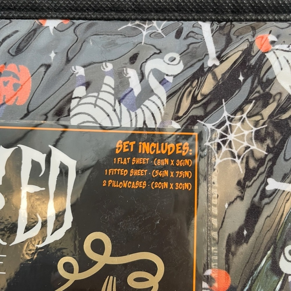 NWT Full size Halloween Sheet Set - Picture 5 of 5